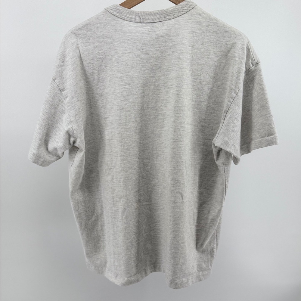 Madhappy Snapchat Ghost Heavy T-Shirt Mens Medium Gray Heathered Short Sleeve - Picture 8 of 8
